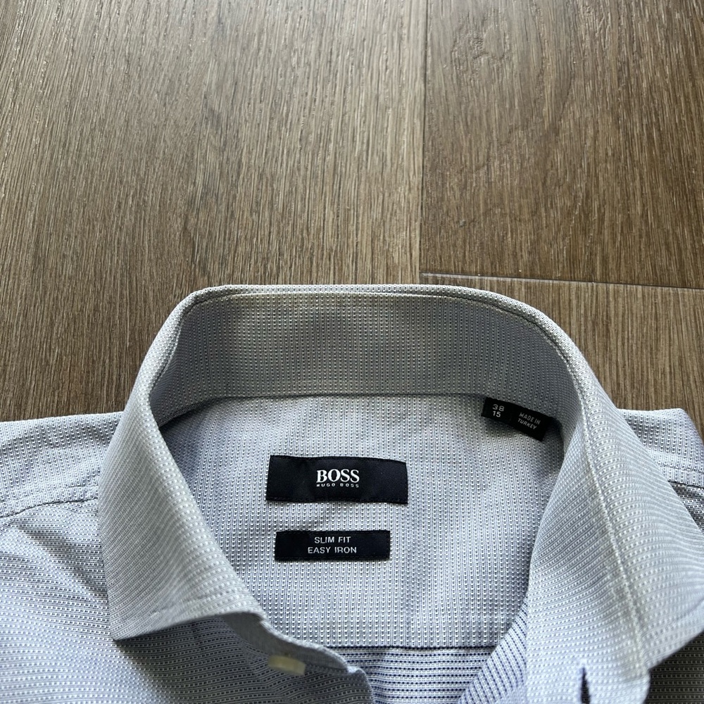 Hugo Boss Grey Dress Shirt - Picture 2 of 4